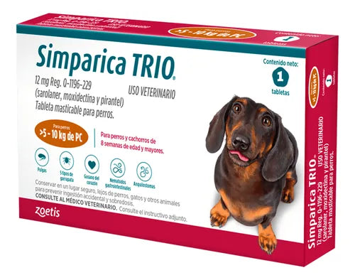 Simparica Trio – Antiparasitario Masticable para Perros