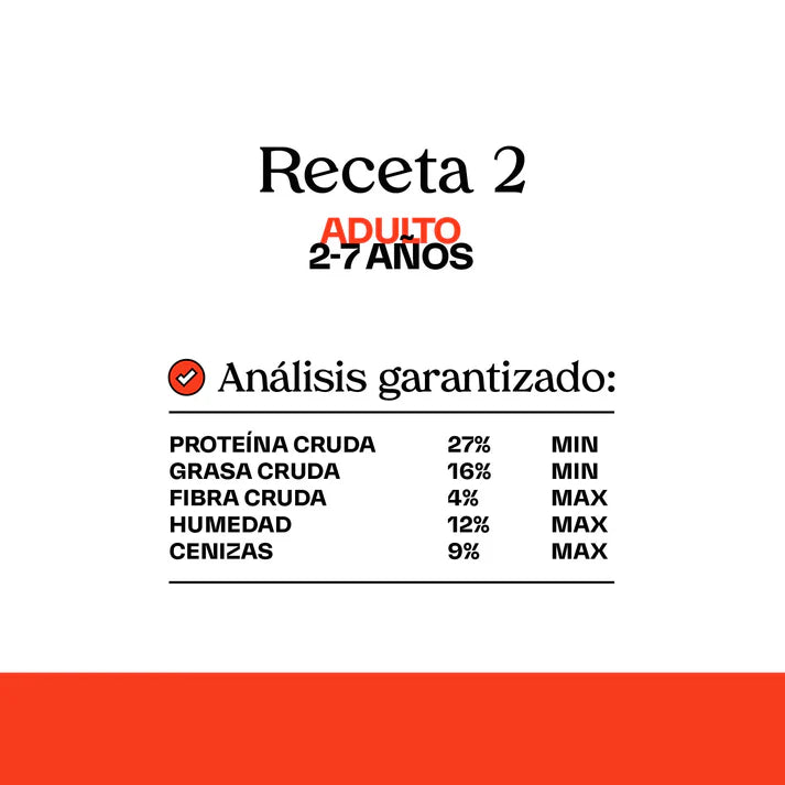 Receta 2 Razas Medianas y Grandes