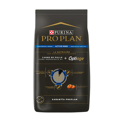 Pro Plan Active Mind 7+ Razas Medianas y Grande