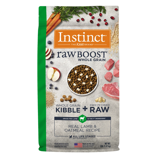 Instinct Raw Boost de Cordero con Granos y Avena para Perros